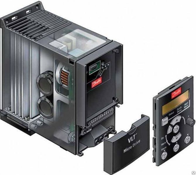  Частотный преобразователь Danfoss VLT Micro Drive FC 51 0,75 кВт (380 - 480, 3 фазы) 132F0018